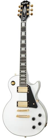 Epiphone Les Paul Custom Alpine White - Single Cut E-Gitarre