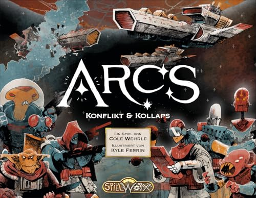 Spielworxx, ARCS - Jeu de Base - Jeu d'experts - 2 à 4 Joueurs - À partir de 14 Ans et Plus - 60 à 120 Minutes - Allemand