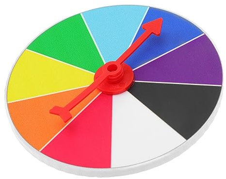 SOIMISS Roue De Loterie Portable Plateau Tournant pour Prix Jouet Éducatif pour Jeu De Tirage Facile à Utiliser