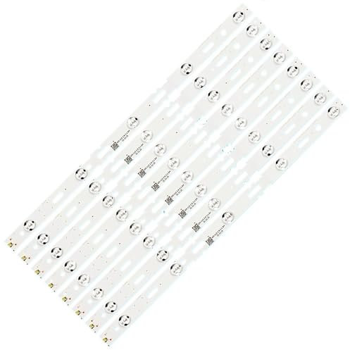 MAKAZHZZRM Lot de 8 rétroéclairages LED 428 mm, 5 LED, for téléviseur Fit for Samsung 40 Pouces 40-LB-M520 40VLE4421BF 2013ARC40 40VLE6520BL 40VLE6520BH 40VLE4520BF
