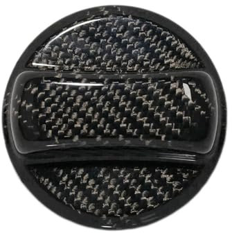 FNERRMEVC Decoración De Fibra De Carbono para VW para Golf para Polo para Jetta para P&assat Coche Combustible Gasoil Tapa del Tanque Tapa del Adorno Tapa del Tanque de Combustible