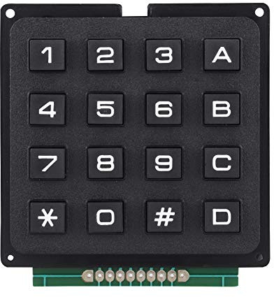 SUNGOOYUE 4x4 -Taste -Tastaturmodul mit 16 Tasten, Kompaktes Design ABS Material Externe Tastatur für MCU