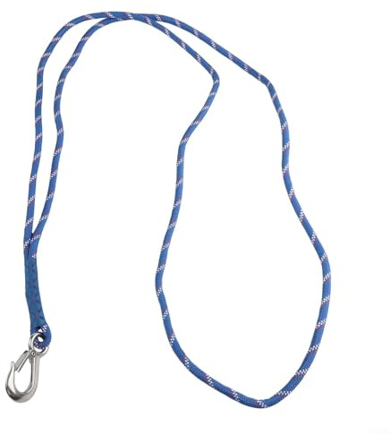 Seilschaukelbefestigung mit Edelstahl-Karabiner und verstärkten Enden für sichere Verbindung und lange Haltbarkeit im Freien (Länge des Seils 150 cm)