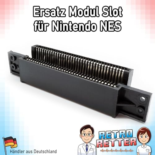 RetroRetter Spiel Modul Sockelleiste für Nintendo NES 72 Polig Aufnahme Sockel Platine 72 Pin