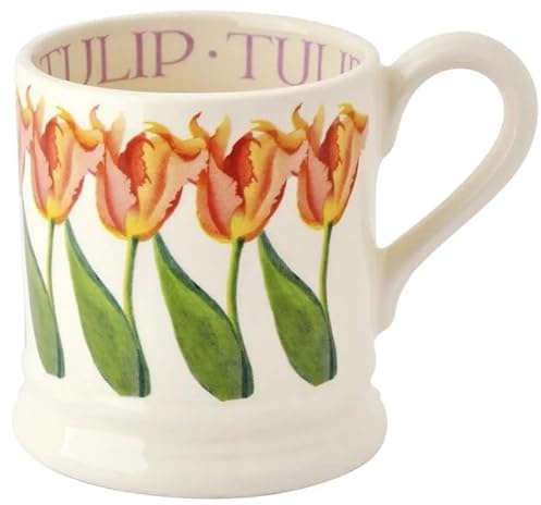 Emma Bridgewater Tulip Ceramic Mug, Floral Design, Second Quality