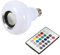 Yosoo Ampoule LED E27 12W RVB Bluetooth Luminaire Couleur sans Fil Lecture de Musique Lampe avec Télécommande
