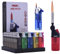 50 x = 1 Display Sturm-Feuerzeug Elektronisch Feuerzeuge Nachfüllbar+1x (Konsumany® Stab- Stumfeuerzeug 12,5 cm Lang)