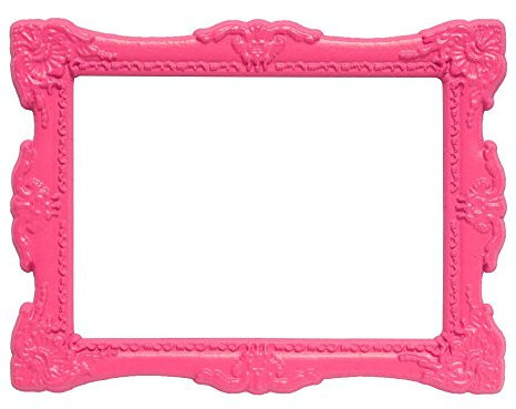 HAB & GUT Magnetbilderrahmen, magnetischer Bilderrahmen PINK/Barock