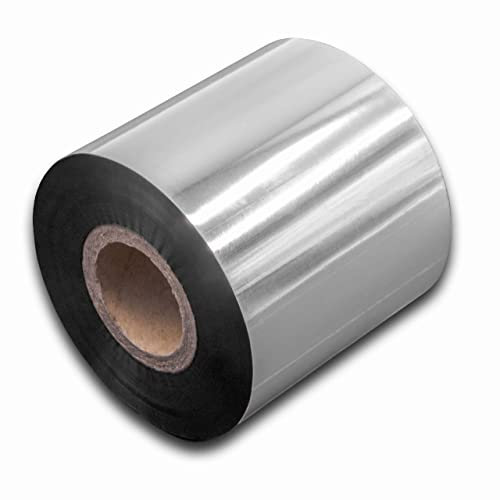 vhbw 1x Thermotransfer-Band kompatibel mit CAB Squix4, Mach4, Mach2 Drucker Etikettendrucker, Wischfest, 60 mm x 300 m, Wachs Harz Schwarz