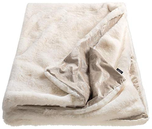 Joop! Smooth Weiss Plaid Farbe Weiss Größe 130x170cm