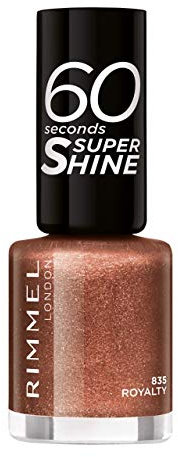 Rimmel 60 Seconds Super-Shine Nail Polish, 835 Royalty, 8 ml