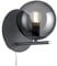 Trio Leuchten Wandleuchte Pure 202000142, Metall Anthrazit, Glas rauchfarbig, exkl. 1x E14