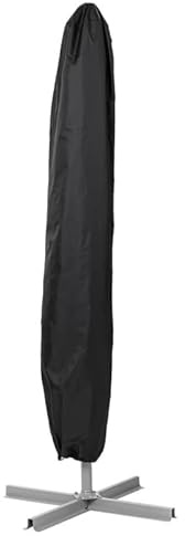 HARRIER Premium Parasol Covers [3 Styles] - Weatherproof Cover for Garden Parasol | Standard, Overhanging & Double Parasol Styles Available (Overhanging / Banana)