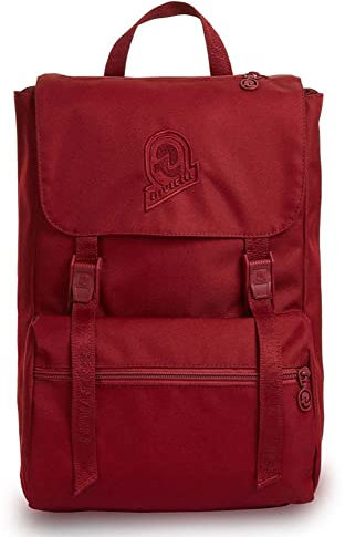 Invicta Zaino Jolly Solid, Small, Rosso, Ufficio, Viaggio e Tempo Libero, Tasca Porta Pc, Zainetto Donna