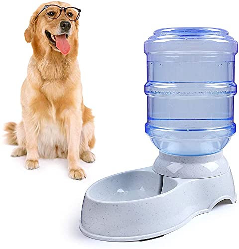 11L Automatic Pet Waterer Dispenser, Large Dog Water Dispenser Station, Self-Dispensing Gravity Water Drinking Fountain (11L/3 Gallon Waterer)