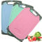 BOCHION Chopping Board Set, 3 Pcs BPA Free Kitchen Thick Plastic Cutting Boards, with Non-Slip Feet and Deep Drip Juice Groove, Hanging Hole, Large Chopping Boards for Fruits, Vegetables, Meats.