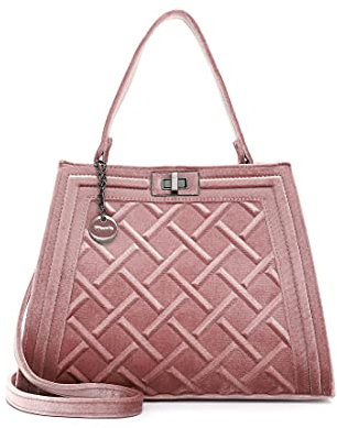 Tamaris Umhängetasche Dorit 31282 Damen Handtaschen Mustermix oldrose 651 One Size