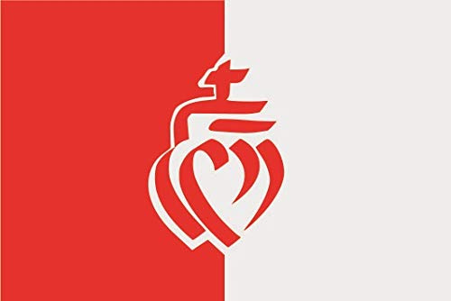 U24 Aufkleber Vendée Department Flagge Fahne 12 x 8 cm Autoaufkleber Sticker