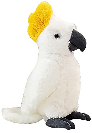 Vogel Papagei Plüschtier ,25cm Niedliche Plüsch Ara Papagei Stofftier Kuscheltier Plüschtier Plüschvogel Plüsch Kissen Spielzeug Kinderzimmer Dekokissen Geburtstagsgeschenk für Kinder Erwachsene