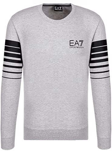 Emporio Armani Felpa Sweatshirt Uomo EA7 3YPM91 PJ05Z (Grigio, M)