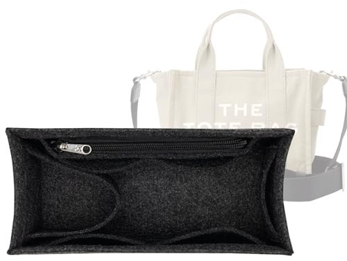 Lckaey tote bag organizer insert for marc jacobs medium tote bag organizer 2042black-M