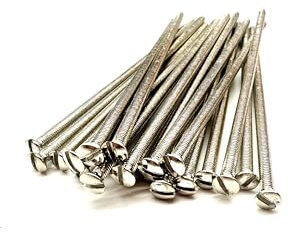 M3.5 x 100MM Electrical Socket Screws, Silver, For Switches, Light Switch, Plug Sockets, 3.5mm x 100mm, (20)