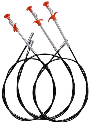 3 Stk Krallengreifer Set, Flexibler Krallengreifer,Krallengreifer,Biegsamer Teleskop Greifer,0,9m/1,6m/2m Ggreifkralle Flexibel Passend Für Arbeiten Auf Engstem Raum, Küche, Waschbecken, Bad