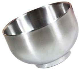 ibasenice Piatto Snack in Metallo Ciotola Addensante Scodella Per Bambini Ciotola Di Zuppa Giapponese Ciotole Per Immersione Di Soia Zuppiera Bambino Ciotola Di Pasta Acciaio Inossidabile