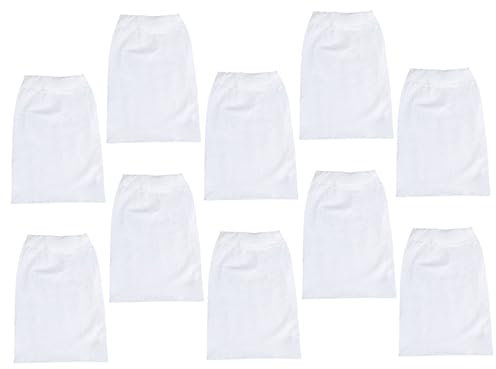 BESPORTBLE 10St Erdungs-Poolsocken feinmaschiger Siebeinsatz poolreinigungszubehör Pool Reinigung Zubehör Pool Filterkorb Pool-Siebnetz aufblasbar Schlackenetz Filterabdeckung Abschäumer Weiß