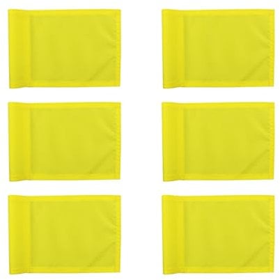 6PCS Golf Flags,400D Nylon Waterproof Golf Pin Flags For Indoor Outdoor Golf Practice