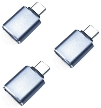 JZK 3 Stück USB C auf USB 3.0 Buchse Adapter, OTG Typ C für MacBook Pro, MacBook Air, iPad 2020, Z Flip Fold, Tab S9 Microsoft Surface Go Galaxy S23 S24 iPhone 15 Max
