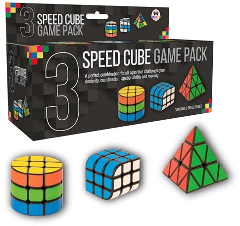 3PK Speed Cubes - Ultimate Puzzle Challenge!