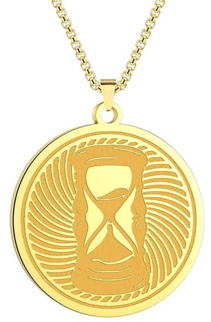 MYYCYCV Collier pendentif Sablier collier time turner magique sablier pendentif collier cadeau pour copain femme Cadeaux