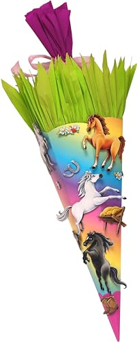 Schultüte Bastelset Wildpferde