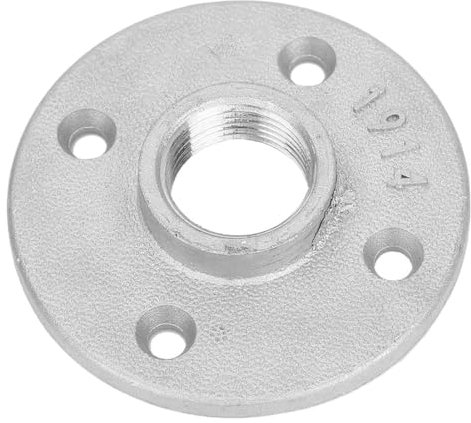 Flangia Flange 10 pezzi DN20 4 fori flangia base strumento hardware 3/4'' Flangia in ghisa con filettatura a vite Flangia Filettata