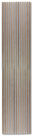 Kaiser plastic Akkustikpaneele Eiche oder Walnuss | mit grauem Filz | moderne Wandverkleidung | akustische Wandpaneele | in verschiedenen Formaten (Walnuss, 240 x 60 cm)