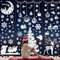 Pegatinas Navidad para Ventanas - Vinilos Reutilizables de PVC para Cristal y Escaparate - Grandes Adornos Adhesivos