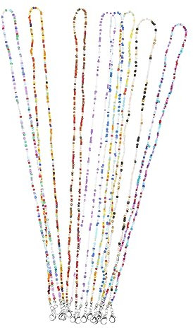 WATIIFUFU 8pièces Cordon Pour Lunettes De Soleil Chaîne Anti-perte Lot De Cordons De Fixation Pour Lunettes Couleurs Assorties