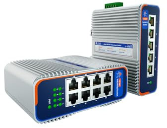 PUSR 5 porte con switch Ethernet industriale Gigabit 10/100/1000Mbps -40°C~85°C Protezione dell'illuminazione 6KV Design antipolvere Protezione IP40 USR-ISG1005