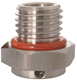 NVOQILIN Wasserdichte Entlüftungsventile aus Edelstahl, M-6 M20, zum Einschrauben, Schutzstopfen aus Metall, Entlüftungsventile