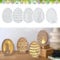 Silikonformen Gießformen Ostern, 6 Stück Silikonformen Gießformen, Giess-formen Silikon, Sili-kon Ostern Hase, Sili-kon Gießform, Sili-kon Ostern für Handwerk, DIY Ostereier Deko, Osterdeko