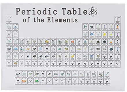 Tabla periódica de elementos, visualización de tabla periódica de acrílico negro con elementos, elementos químicos, alfabeto, tabla periódica, tabla de visualización, decoración del hogar, herramienta