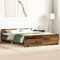 Xichuzi Bettgestell ohne Matratze Altholz-Optik 140x200cm Holzwerkstoff, Bettgestell, Bett, Schlafbett, Bed Frame, Schlafzimmer Bett - 3328740