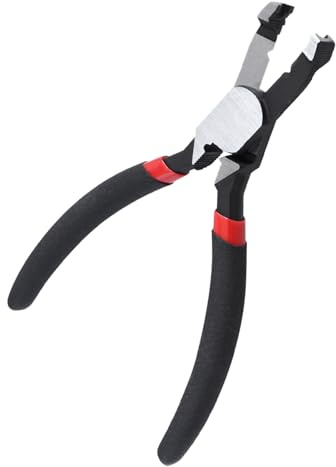 Screw Extractor Pliers, Wire Stripper and Side Cutting Tool | Stripped Screw Removal Tool with Grip Handle Screw Remover for Removing Stripped Screws and Wire Crimping