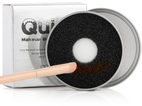 docolor Makeup Brush Color Removal Sponge Makeup Brush Cleaner Box Quick Beauty Tool for Home Office Travel