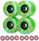 vanpro DIY Elektro-Skateboard Longboards Rad 90 mm 9052 PU für Cruising, Carving, Free-Style, Räder Schwungräder 608RS Kugellager Cored Classics Wheel