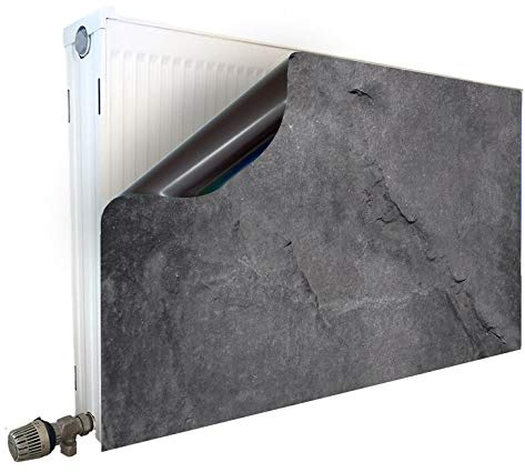 Smagnon Magnet Heizkörperverkleidung Heizkörperabdeckung Heizung Schutz Motiv Beton-Look, Heizkörper Höhe:50 cm, Heizkörper Länge:60 cm