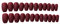 Minkissy Wine Red Coffin Nails Full Cover Matte False Nails French Acrylic Press On Nails for Women,24pcs
