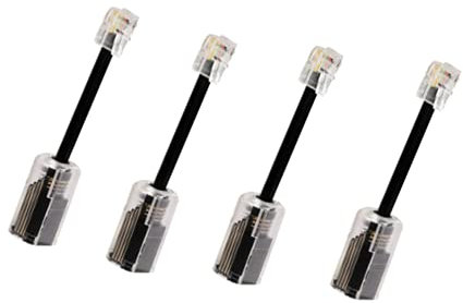 Telephone Cord Detangler,360 Degree Rotating Landline Cable Detangler Swivel Cord Untangler Telephone Accessory (4pakDetangler)