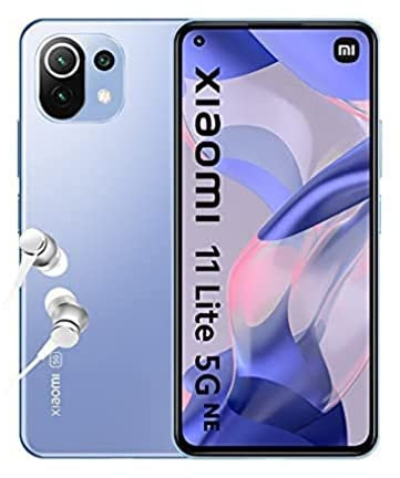 Xiaomi 11 Lite 5G NE 2109119DG Smartphone, Dual Sim, Bleu Bubblegum, 8+128GB